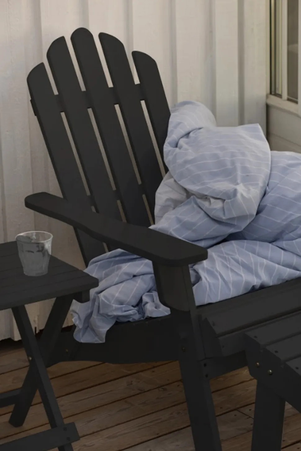 Solstol 'Lounge' - Svart