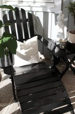 Solstol 'Lounge' - Svart