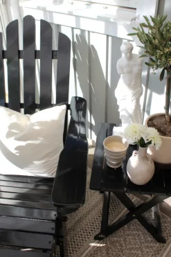 Solstol 'Lounge' - Svart