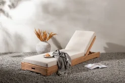 Solstol 'Sunbed' - Natur