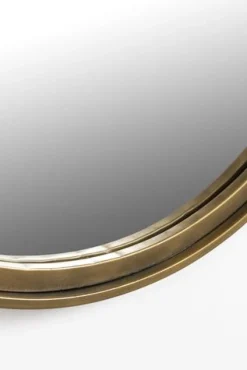 Spegel 'Matz' Oval - Antik mässing