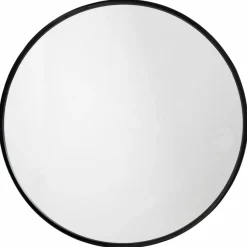 Spegel 'Rund' 80cm - Svart
