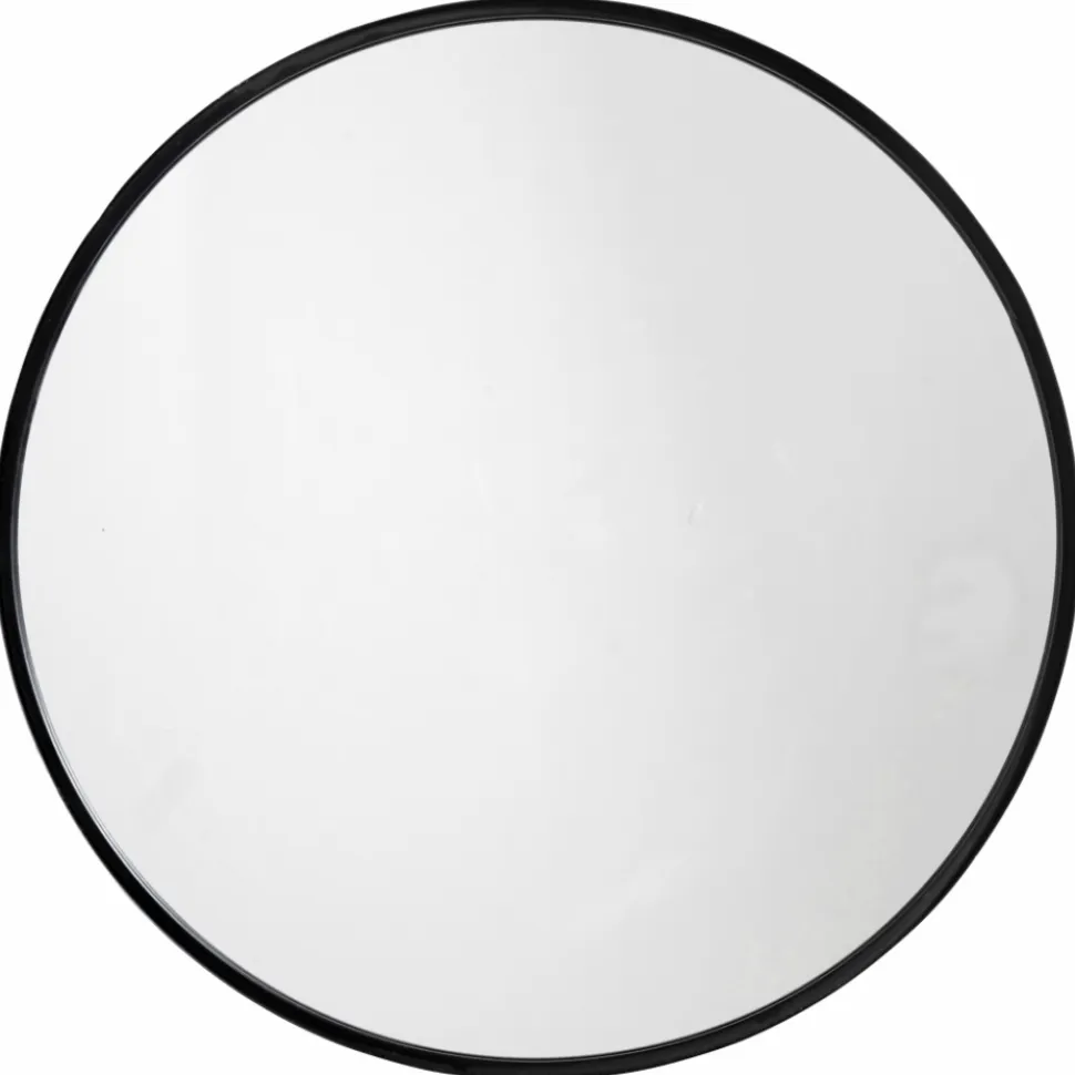 Spegel 'Rund' 80cm - Svart