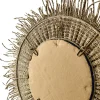 Spegel 'Stina' rund 60cm - Natur