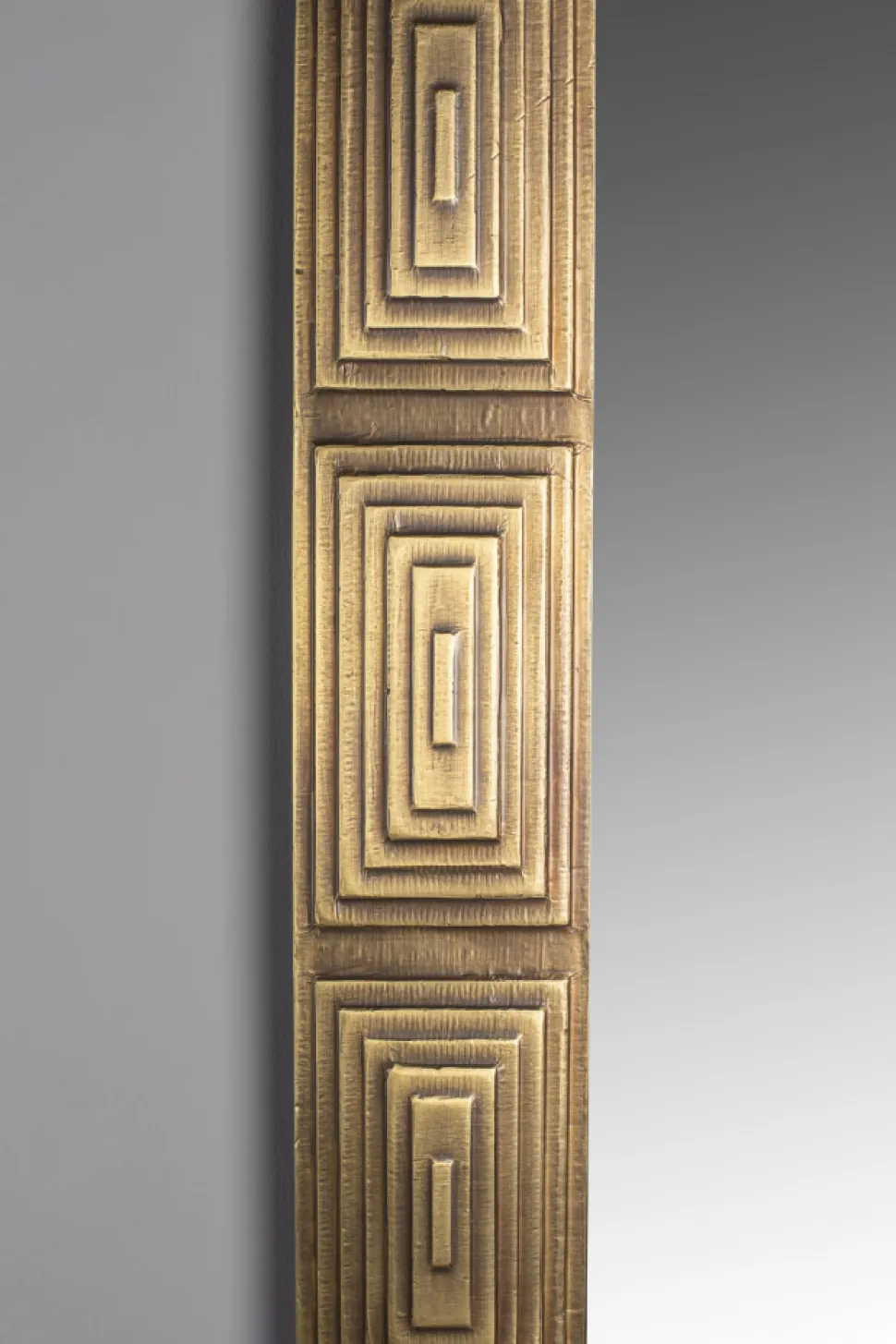 Spegel 'Volan' 110x70cm - Mässing