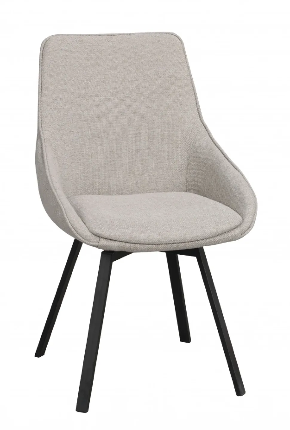 Stol 'Alison' - Beige/svart