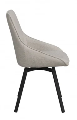 Stol 'Alison' - Beige/svart