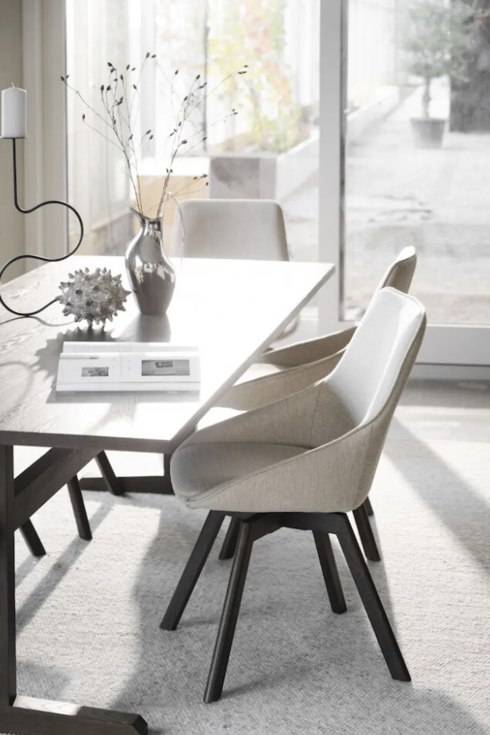 Stol 'Alison' - Brun/Beige