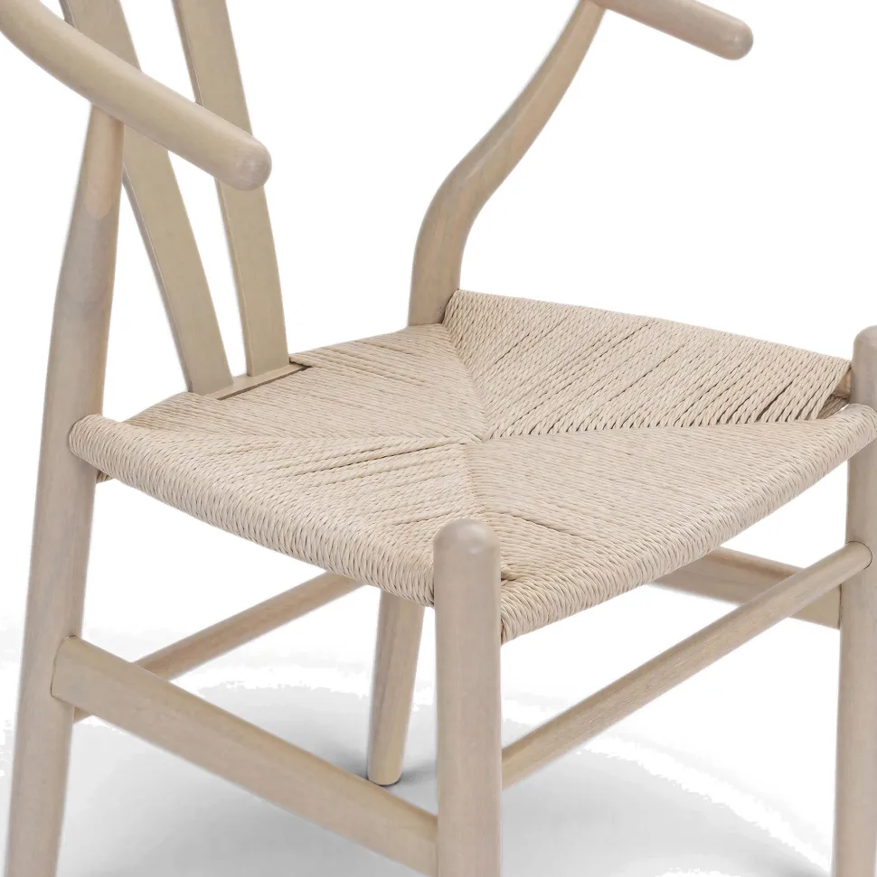 Stol 'Alta' - Beige/Vit pigmenterad
