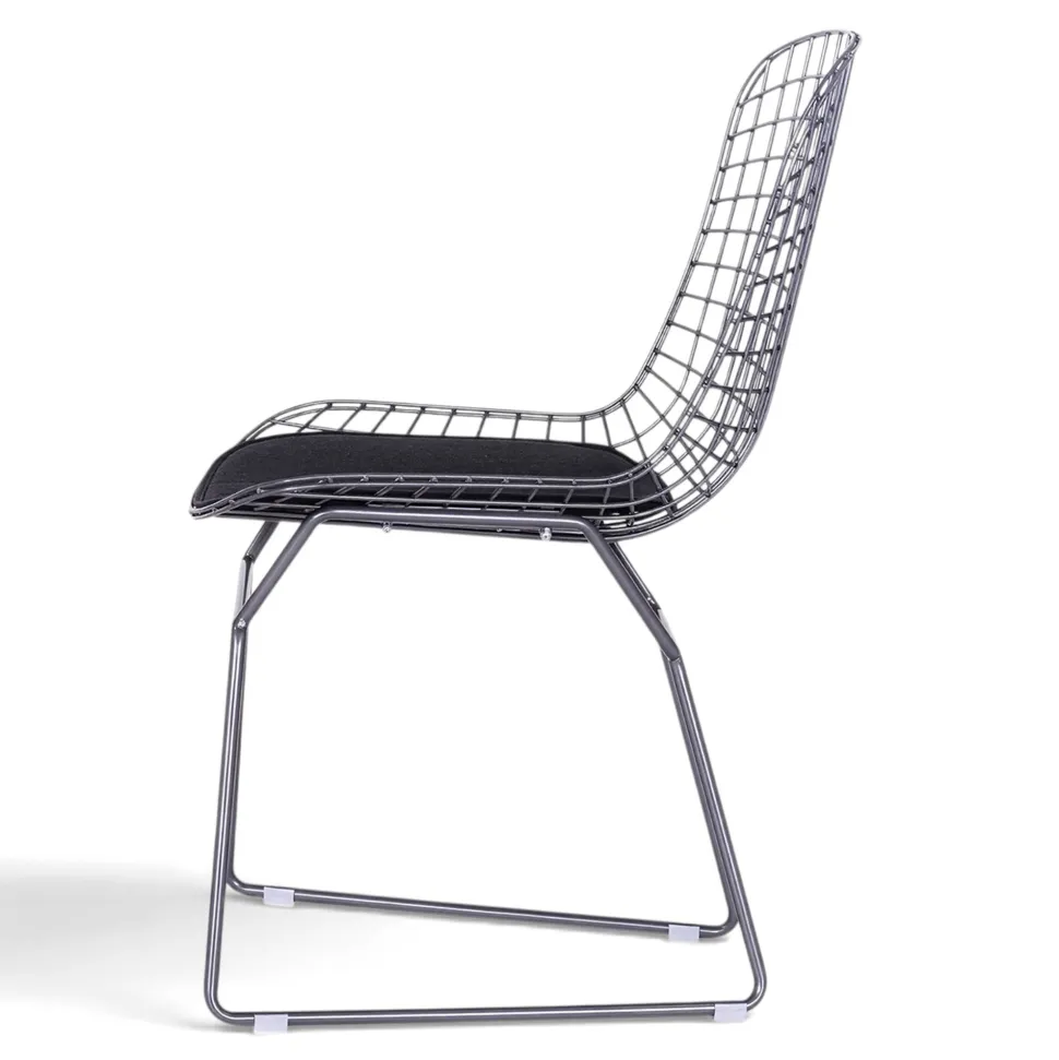 Stol 'Bertoia' - Silver/Grå