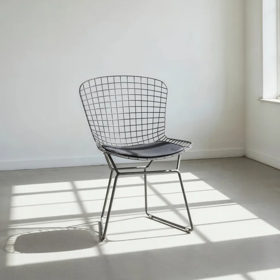 Stol 'Bertoia' - Silver/Grå