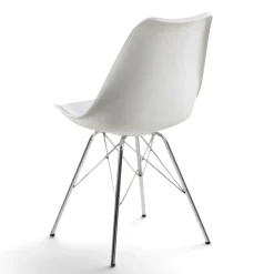 Stol 'Eris' - Vit/Silver