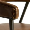 Stol 'London' - Patina Brun/Läder