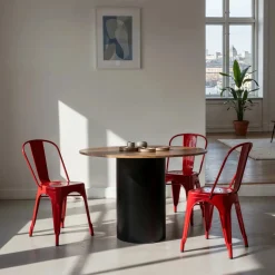 Stol 'Montmartre' - Röd lackad