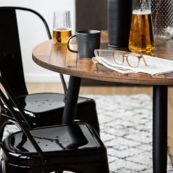 Stol 'Montmartre' - Svart lack