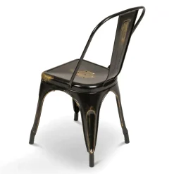 Stol 'Montmartre' - Vintage svart/antik