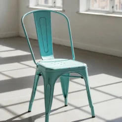 Stol 'Montmartre' - Vintage turkos