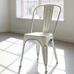 Stol 'Montmartre' - Vintage vit