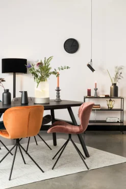 Stol 'Omg' - Sammet/Orange