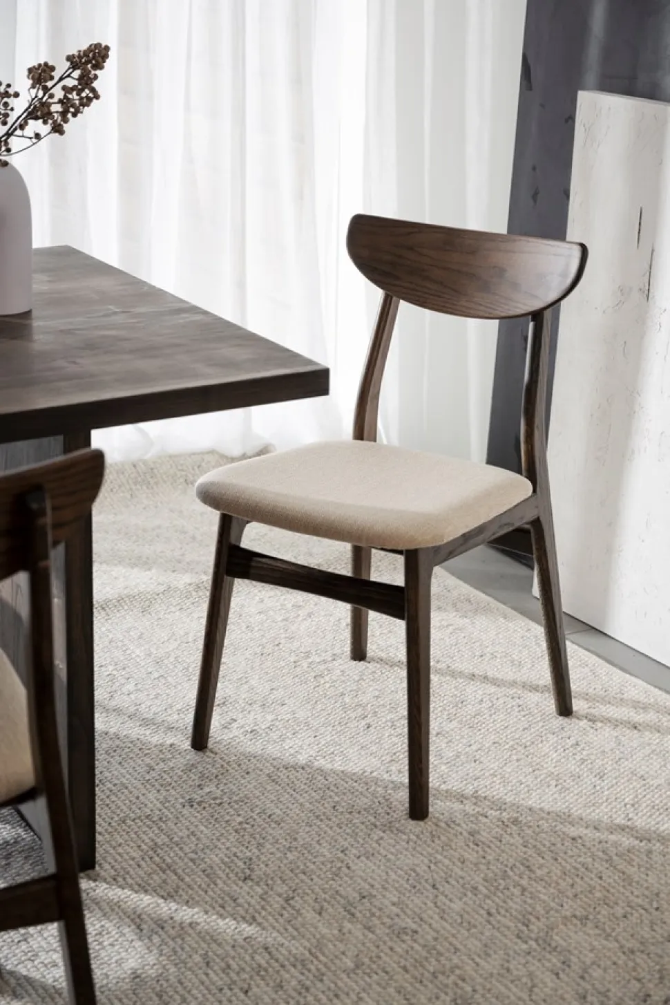 Stol 'Rodham' stol - Brun/Beige
