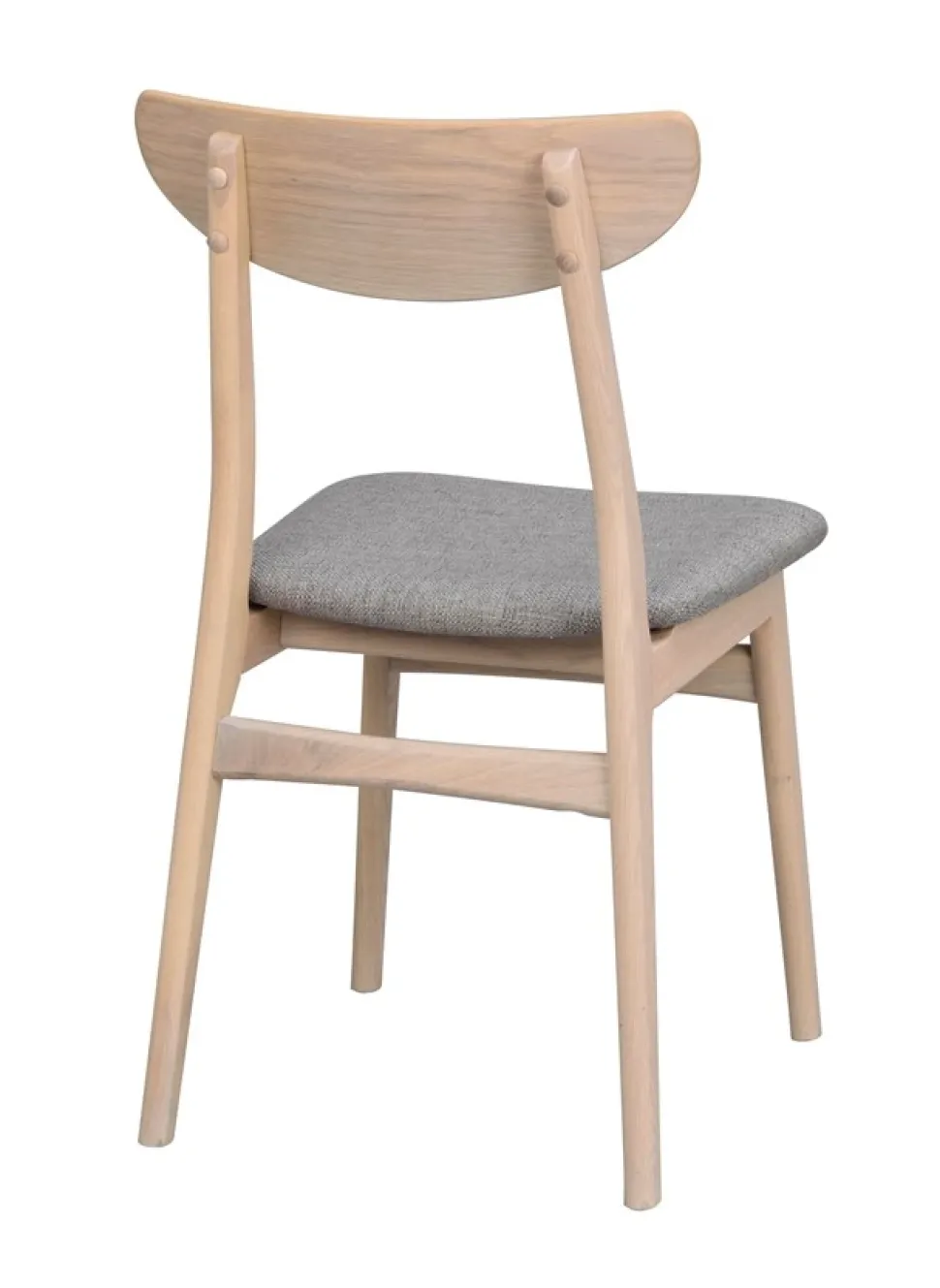 Stol 'Rodham'- Vitpigmenterad/Ljusgrå