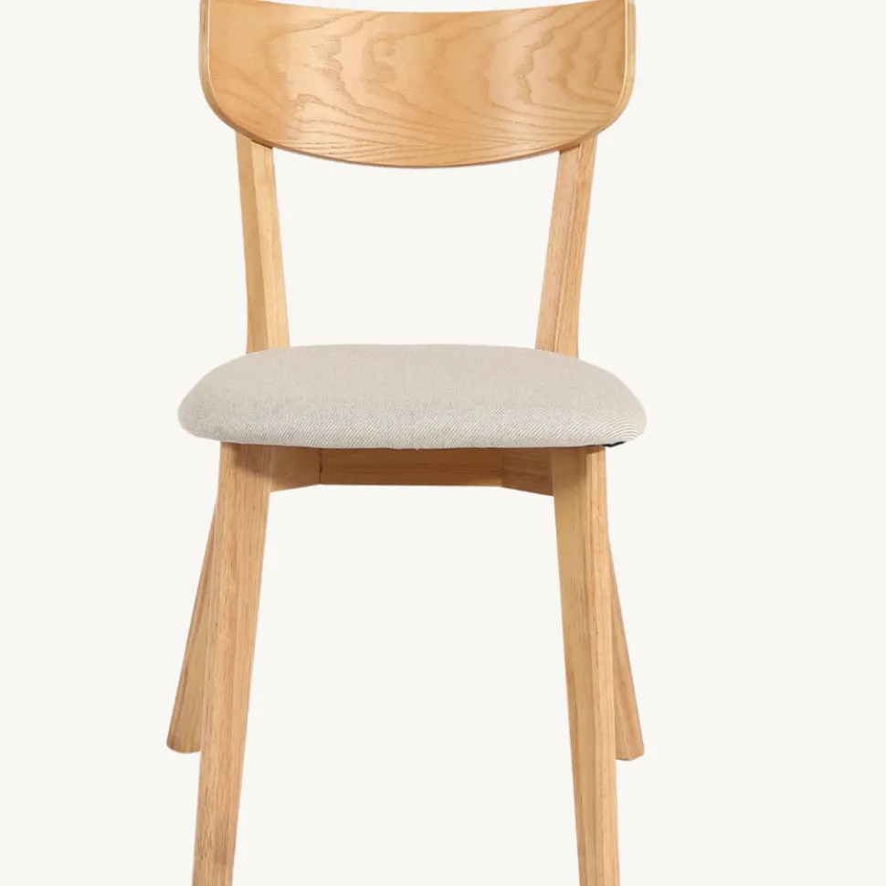 Stol 'Saba' - Ek/Beige