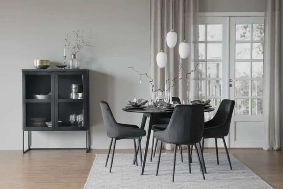 Stol 'Sierra' - Svart Sammet