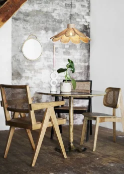 Stol 'Wooden rattan' - Natur