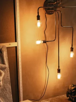Taklampa 'Devi' - Guld