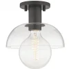 Taklampa 'Glass Shade' - Svart