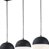 Taklampa 'Glob' X3 - Svart