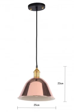 Taklampa 'Rose' - Roséguld