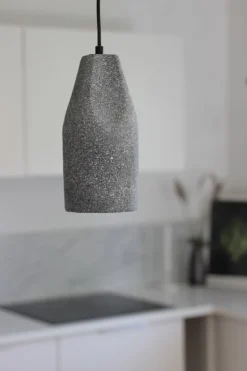 Taklampa 'Stone Cylinder' - Cement