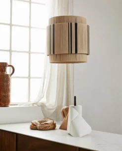 Taklampa 'Vinata' - Beige/Svart