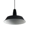 Taklampa Vintage Barn 36cm - Svart