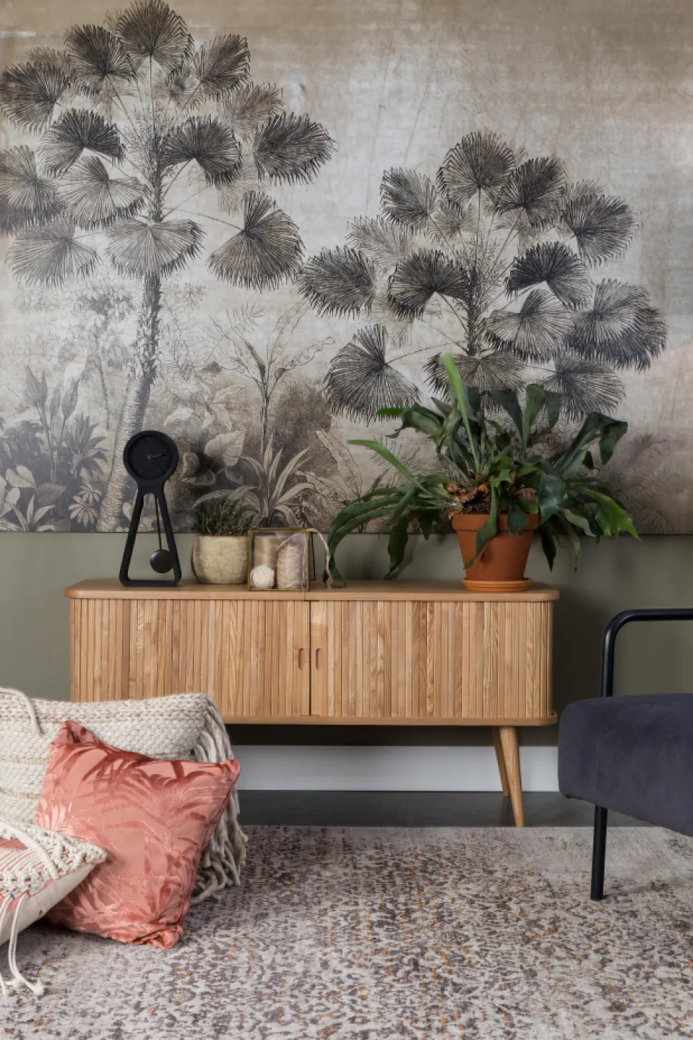 TV-bänk 'Barbier' - Natur