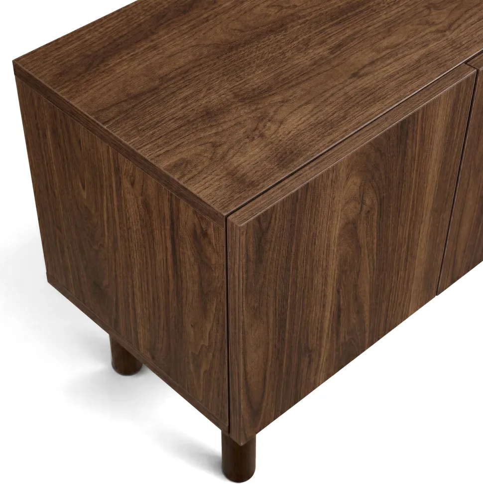 Tv-bänk 'Lövhamn' M - Valnöt