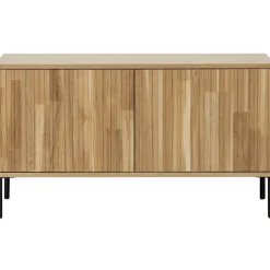 TV-bänk ‘New Gravure’ 100 cm - Ek/Svart
