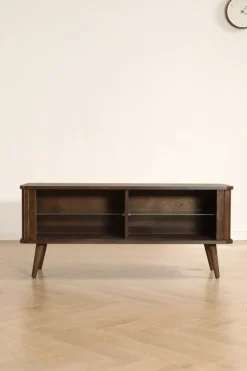 Tv-Bänk 'Vento' 120 cm - Valnöt