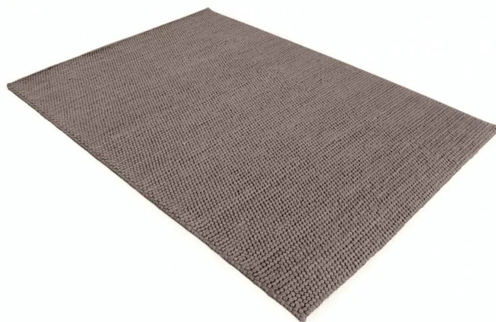 Ullmatta 'Avafors Wool Bubble' 240x240cm - Brun