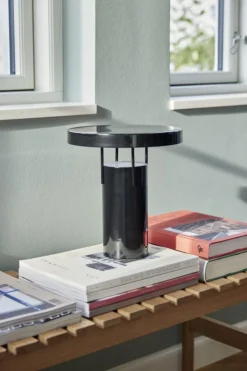 Uppladdningsbar bordslampa 'Bring Me' - Svart