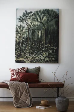 Väggbonad 'Botanic' 100x127 - Grön