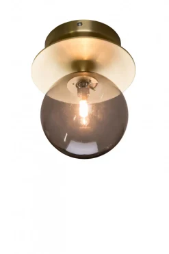 Vägglampa 'Art Deco' - Rökfärgad