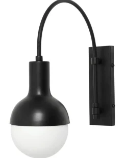 Vägglampa 'Serene' - Svart