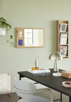 Väggspegel med magneter 'Split' 80x50cm - Ek
