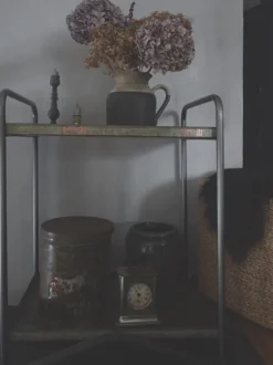 Vintage rullbord 'Eton' - Järn