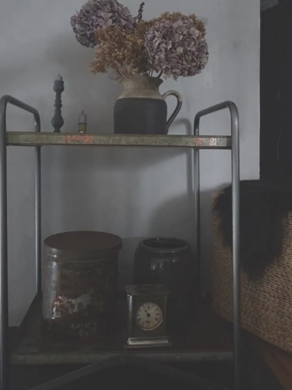 Vintage rullbord 'Eton' - Järn
